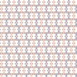 © Mulex - Hexagonal interconnected circuit pattern in orange and black lines on white background vector tech design.