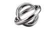 © tpjunenew - Interlocking Silver Rings: A close-up studio shot of three intertwined silver rings, reflecting light and creating a sense of unity and connection.