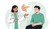 © dharma - Doctor Explains Pancreas Health to Patient, Medical Consultation