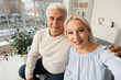 © Pixel-Shot - Mature couple taking selfie at home