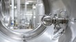 © VectPalette - clean in place spray ball inside stainless steel pharmaceutical processing vessel for hygienic manufacturing