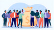 © john - Individuals gather around a cash pouch. Monetary backing. Peer financing and fundraising efforts. Social governance. Borrowing and saving. Wages and retirements. Welfare payments. Civic budget managem
