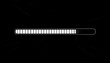 © yani - Futuristic loading bar with progress indicator and digital elements on a dark background with light streaks