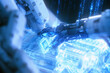 © Kanchanit - Robotic arm precision artificial intelligence technology automation close up machine digital blue circuit robotic arm and precision artificial intelligence technology performing delicate