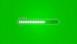 © esten - Futuristic green loading bar with progress indicator and abstract circular background for technology and data transfer concepts