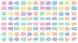 © noor - Pastel speech bubble collection, a charming array of colorful chat boxes and comic book elements, ideal for communication graphics and social media designs