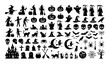 © Asraful - Editable Halloween Monsters and Spooky Symbols Vector Set