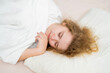 © Volodymyr - Childhood sleep moment. Quiet kids bedroom. Child sleep in comfort bed. Sweet kids dreams. Child enjoying healthy sleep. Comfortable sleep. Kid sleeping moment. Child sleeping peacefully on bed.