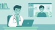 © Rindang Bimantara - Professional doctor conducting remote medical consultation with a patient via secure video call online healthcare platform