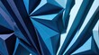 © Yaseen - Blue geometric crystal facet texture for modern abstract backdrop