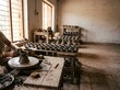 © graphickazi - A skilled indian potter crafting traditional clay oil lamps for the upcoming diwali festival celebration in his workshop