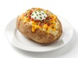 © Yakub - Loaded Baked Potato Isolated on White Background