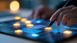© Nataliya - Low code no code development platform concept, close-up of hand using stylus on digital interface, application builder tools theme, defocused background, with copy space