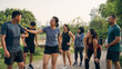 © Heylook - Southeast Asian Friends Resting After a Community Morning Run