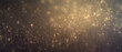 © Russell Edwards - Abstract golden bokeh glitter background. Floating golden dust particles and soft shimmering light effect, luxurious atmosphere suitable for celebrations holiday designsб Galaxy Background Design