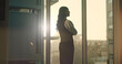 © peopleimages.com - Thinking, window and businesswoman in office with planning, decision or choice on finance career. Problem solving, ideas and financial manager with reflection on job opportunity in workplace.