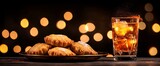 Festive pastries and a drink