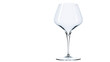 © Petra - Elegant clear crystal wine glass with slender stem, isolated on transparent background