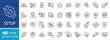© stoker - Setting icon set. Setup icons in line style. Editable icons for system update, maintenance, installation, configuration, service, customization, optionetc. Vector illustration.