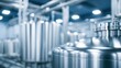 © The Little Hut - Industrial manufacturing facility with large stainless steel fermentation tanks and complex piping systems