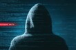 © oksa_studio - Hacker in anonymous hoodie working on digital cybersecurity code and data crime