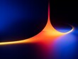 © wacomka - Abstract neon gradient scene with glowing red, orange, and blue light on a dark background. Modern futuristic background for technology, branding, and digital design. 3D render illustration.
