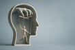 © NongEngEng - AI generated human head hand controlling wooden marionette inside representing manipulation mind control psychology influence power dependency loss of personal freedom