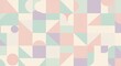 © logitech - Colorful geometric abstract background with overlapping triangles and squares.