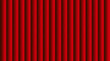 © Creative Mind - Intense red vertical pleated texture with repeating floral shapes creates dramatic theatrical curtain effect.