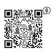 © Nazmin - Creative QR code with hiking icons, mountain landscape digital barcode, outdoor adventure scan code for travel apps