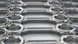 © Levente - Forged titanium connecting rods and polished steel piston rings