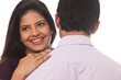 © IndiaPix - Rear view of a woman smiling