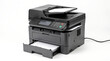 © muhamad - A high-quality image of a modern all-in-one printer for office use, demonstrating technology and efficiency