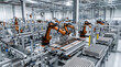 © Maham - Industrial robotic arms assemble battery cells for electric vehicles on an automated conveyor line within a modern high tech factory