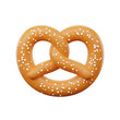 © asri.nl - Salty traditional soft pretzel isolated on white background