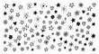 © dedymtq - Hand drawn star and heart doodles