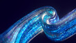 © Evgenii Mymrin/Stocksy - Flowing Glass Data Stream Spiral