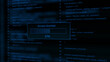 © Masha Stock - Access granted cyber security system authentication progress bar animation loop with percentage box on dark code background asset