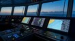 © Vanessa - Digital Navigation System on Modern Cargo Vessel