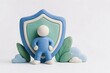 © Belltogether - Protection and personal security clay illustration