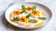 © dzenfm - Turkish Eggs with Creamy Yogurt Chili Oil and Fresh Mint