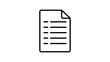 © Mithila Farzana - Document icon with lines representing text a simple file or contract.