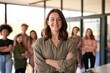 © Bojan - Teacher Welcoming Class of Diverse Students at School