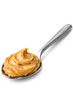 © Alexandr Efimov - A serving of peanut butter in a spoon, ready to be enjoyed.