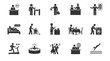 © MdForhad - Set of hotel service icons