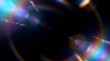 © Hamky - Abstract Cinematic Lens Flare Light Overlay Effect with Vibrant Prism Rainbow Reflections