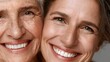 © Maryna - Elderly and younger woman share joyful smiles