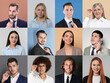 © New Africa - Businessmen and businesswomen of different ages, collection of portraits