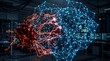 © rossa - Cybersecurity neural network fighting computer virus in data center
