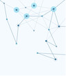 © Irham - Background Abstract geometric lines and dot are connected concept design. Internet of connected worldwide. Vector illustration.